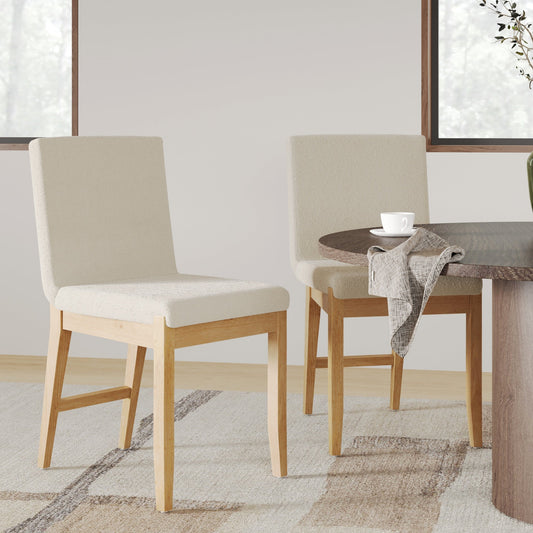 Modern Solid Wood Exposed Back Dining Chair