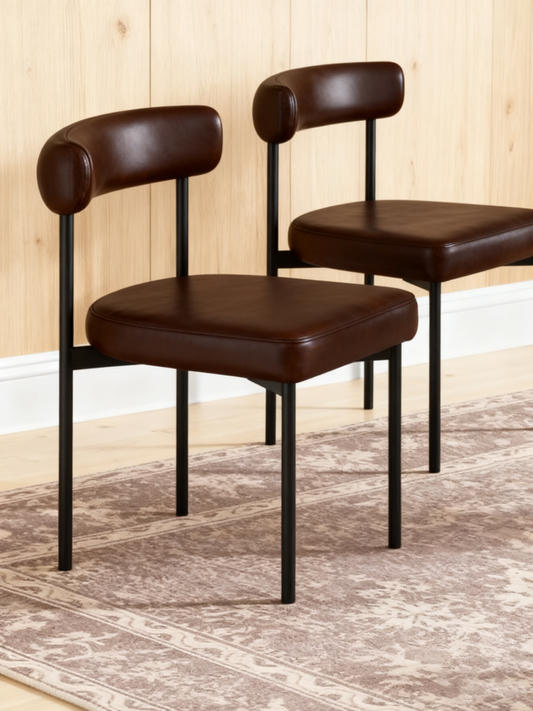 Comfortable Metal Modern Dining Chairs